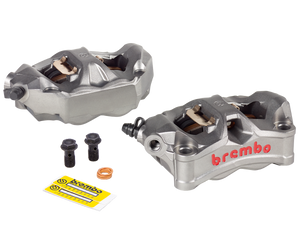 Brembo 100mm Stylema Cast Monobloc Caliper Set Front Titanium Gray