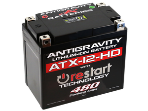 Antigravity ATX12-HD Re-Start Lithium Motorcycle Battery (480 CCA)
