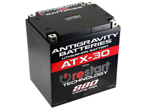 Antigravity ATX30 Re-Start Lithium Motorcycle Battery (880 CCA)