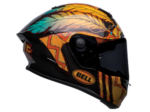 Bell Carbon "Race Star" Flex DLX Helmet Dunne Replica Gold/Black | Buy Here: MOTO-D Racing