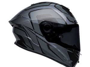 Bell Carbon "Race Star" Flex DLX Helmet Labyrinth Black / Gray | In Stock: MOTO-D Racing