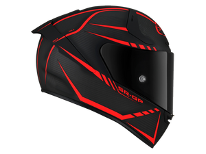 Suomy "SR-GP" Carbon Helmet Supersonic Gloss Black/Red Size S
