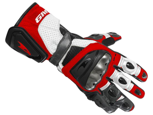 Gimoto GP6 Race Gloves Red/Black: MOTO-D Racing