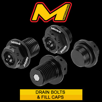 MOTO-D Drain Bolts, Oil Fill Caps and Spring Clips: MOTO-D Racing