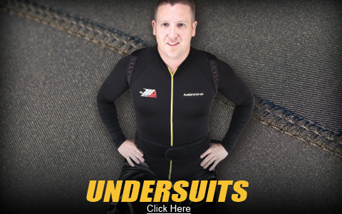 stay cool in the summer or warm in the fall with moto-d undersuits banner