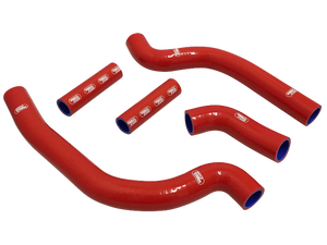 Samco Replacement Radiator Hose Kit Aprilia RSV4 (Thermostat Bypass) (2009+) (Red)