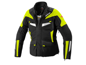Spidi Alpen Trophy Adv Motorcycle Jacket Black / Flo Yellow
