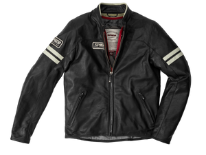 Spidi Vintage Motorcycle Jacket Black / Ice