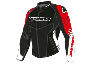 Spidi Track Warrior Motorcycle Jacket Black / Red