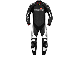 SPIDI "Supersport Wind Pro" Motorcycle Racing Leather Suit Black/White