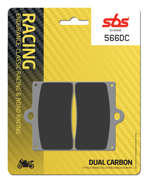 SBS Dual Carbon "Racing" Brake Pads 566 DC - Front 