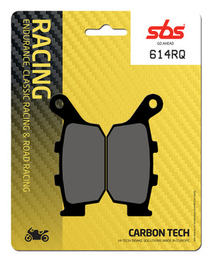 SBS Carbon Tech "Racing" Brake Pads 614 RQ - Rear