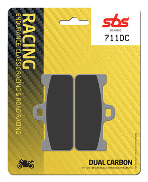 SBS Dual Carbon "Racing" Brake Pads 711 DC - Front