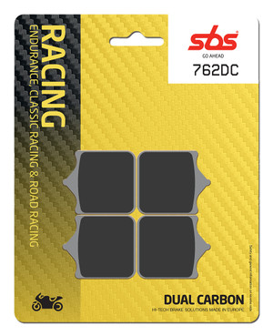 SBS Dual Carbon "Racing" Brake Pads 762 DC - Front