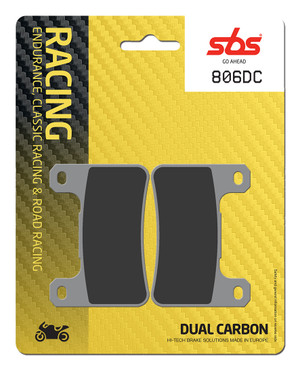 SBS Dual Carbon "Racing" Brake Pads 806 DC - Front